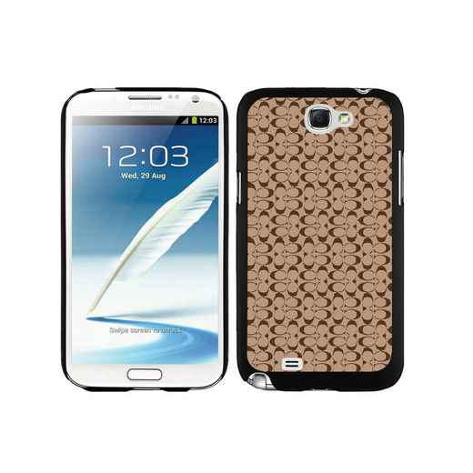 Coach Logo In Signature Camel Samsung Note 2 Cases DSW - Click Image to Close