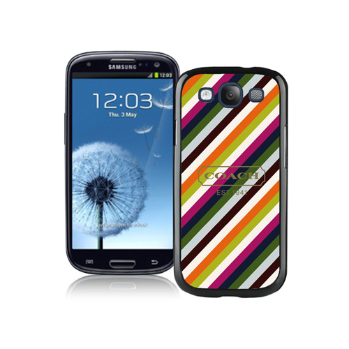Coach Stripe Multicolor Samsung Galaxy S3 9300 BHB